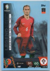 fotbalová karta Topps Match Attax EURO 2024 Legend Signature Style LSS14 Ricardo Carvalho (Portugal)