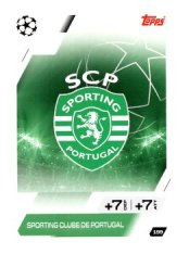 fotbalová kartička 2025-26 Topps Match Attax UCC 199 Team Logo (Sporting Clube de Portugal)