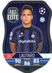 Fotbalová kartička 2022-23 Topps Match Attax UCL Pro Elite Shield SH18 Lauaro Martinez Inter Milan
