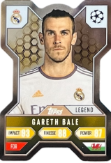 Fotbalová kartička 2024-25 Topps Match Attax EXTRA UEFA Chrome X 7 Gareth Bale (Real Madrid CF)