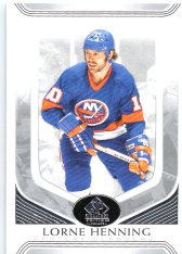 Hokejová karta 2020-21 Upper Deck SP Legends Signature Edition 234 Lorne Henning - New York Islanders