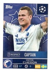 2025-26 Topps Champions League  F.C. Copenhagen 493 Viktor Claesson