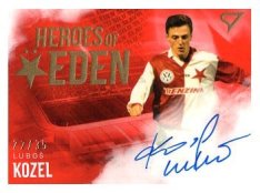 podepsaná karta 2025-26 SportZoo SK Slavia Praha Heroes of Eden /35  HES-LK Luboš Kozel