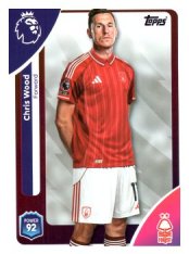 fotbalová kartička 2025-26 Topps  Premier League 249 Chris Wood (Nottingham Forest)