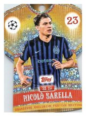 fotbalová kartička 2025-26 Topps UCC Winter SquadZone 23 Nicolo Barella Inter Milan