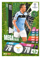 fotbalová kartička 2020-21 Topps Match Attax Champions League Extra Mega Value MV18 Lucas Leiva SS Lazio
