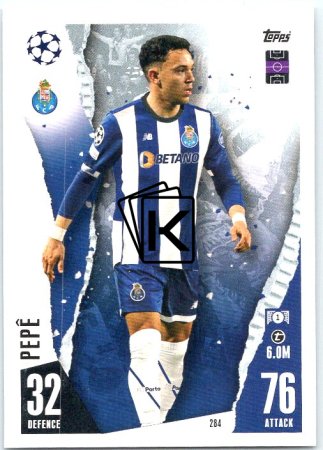 Fotbalová kartička 2023-24 Topps Match Attax UEFA Club Competitions 284 Pepê FC Porto