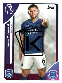 fotbalová kartička 2025-26 Topps  Premier League 129 James Tarkowski (Everton)