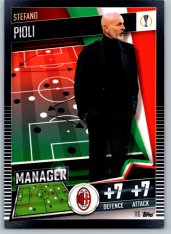 fotbalová kartička 2020-21 Topps Match Attax 101 Champions League 116 Stefano Pioli AC Milan