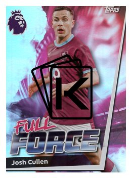 fotbalová kartička 2025-26 Topps  Premier League 323 Josh Cullen (Burnley)  -  Full Force