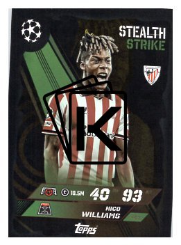 fotbalová kartička 2025-26 Topps Match Attax UCC 451 Nico Williams (Athletic Club)