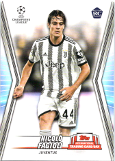 Fotbalová kartička 2022-23 Topps NTCD-13 Nicolo Fagioli Juventus RC