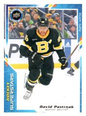 hokejová kartička 2023-24 UD National Card Day NHCD-16 David Pastrňák Boston Bruins