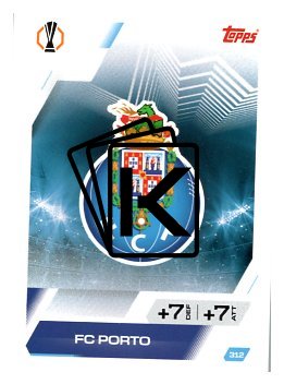 fotbalová kartička 2025-26 Topps Match Attax UCC 312 Team Logo (FC Porto)