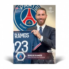 Fotbalová kartička Topps Now 2021-22 UCL 2 Sergio Ramos PSG