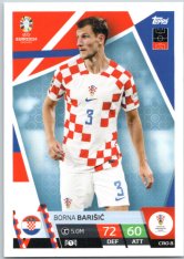 fotbalová karta Topps Match Attax EURO 2024 CRO8 Borna Barišić (Croatia)