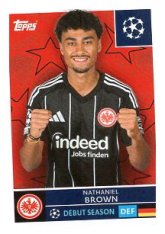 2025-26 Topps Champions League Eintracht Frankfurt 172 Nathaniel Brown