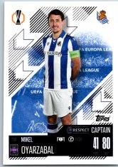 fotbalová kartička 2024-25 Topps Match Attax UEFA Club Competitions 286 Mikel Oyarzabal (Real Sociedad de Futbol)  -  Captain