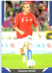 fotbalová kartička 2022 Pro Arena Repre v srdcích Blue Series 8 Radoslav Kováč
