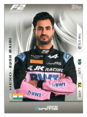 2025 Topps Turbo Attax F1 DAMS Lucas Oil F2 Teams HP 189 Kush Maini