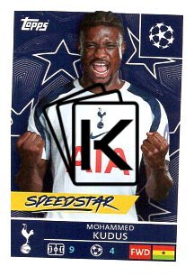 2025-26 Topps Champions League  Tottenham Hotspur 449 Mohammed Kudus