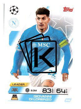 fotbalová kartička 2025-26 Topps Match Attax UCC 246 Giovanni Di Lorenzo (SSC Napoli)