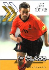 2001 Futera Platinum 1st Class 2 Marc Overmars Netherlands