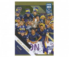 Fotbalová kartička Panini FIFA 365 – 2019 Fans 267 Boca Juniors Milestone