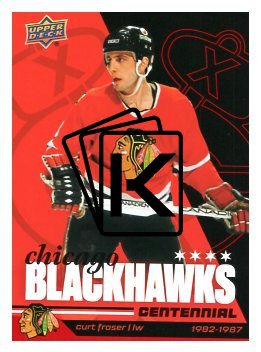 2025-26 Upper Deck Centennial Chicago Blackhawks 52 Curt Fraser