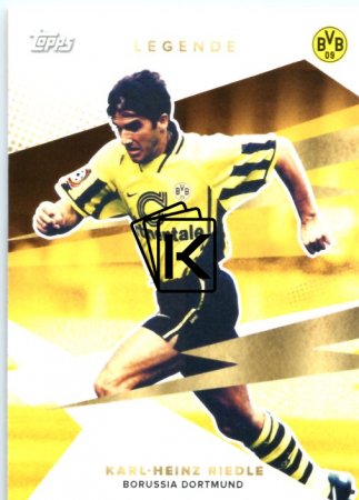 Fotbalová kartička 2021-22 Topps Borrusia Dortmund Legend Karl-Heinz Rielde