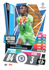 fotbalová kartička 2020-21 Topps Match Attax Champions League Extra Action Highlights AH3 Edouard Mendy Chelsea
