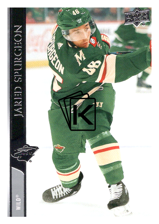 202021 UD Series One 93 Jared Spurgeon Minnesota Wild Kartičkárna
