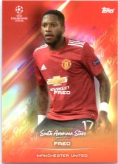 fotbalová kartička 2021 Topps O Jogo Bonito South American Stars Fred Manchester United