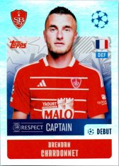 2024-25 Topps Champions League 368 Brendan Chardonnet (Stade Brestois 29)