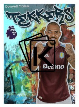 fotbalová kartička 2025-26 Topps  Premier League 36 Donyell Malen (Aston Villa)  -  Tekker