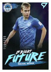 fotbalová kartička SportZoo 2020-21 Fortuna Liga Bright Future 4 Michal Beran FC Slovan Liberec /199