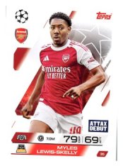 fotbalová kartička 2025-26 Topps Match Attax UCC 35 Myles Lewis-Skelly (Arsenal)