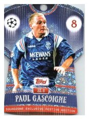 fotbalová kartička 2025-26 Topps UCC Winter SquadZone 8 Paul Gascoigne Glasgow Rangers