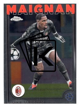 fotbalová kartička 2024-25 Topps Chrome 198 Mike Maignan, AC Milan