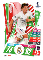 fotbalová kartička 2020-21 Topps Match Attax Champions League HU1 Luka Modric Real Madrid CF