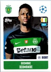 2024-25 Topps Champions League 359 Ousmane Diomande (Sporting Clube de Portugal)