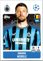 2024-25 Topps Champions League 151 Brandon Mechele (Club Brugge KV)
