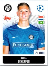 2024-25 Topps Champions League 333 Kjell Scherpen (SK Sturm Graz)