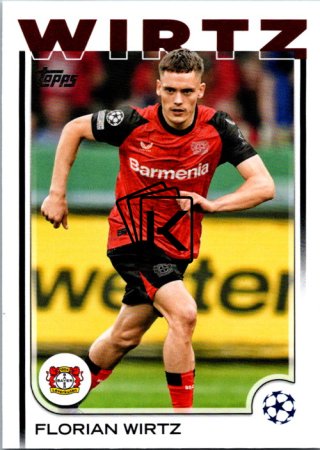 fotbalová kartička 2024-25 Topps UEFA Club Competitions Flagship 150 Florian Wirtz Bayer 04 Leverkusen