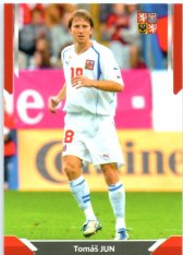 fotbalová kartička 2022 Pro Arena Repre v srdcích Red Series 16 Tomáš Jun