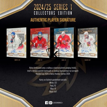 2024 25 Legendary Cards Český Hokej - Series 1 Collectors Edition Box