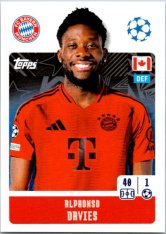 2024-25 Topps Champions League 176 Alphonso Davies (FC Bayern München)