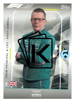 2025 Topps Turbo Attax F1 Aston Martin  48	Andy Cowell