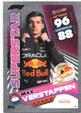 2022 Topps Formule 1Turbo Attax F1 Superstars 299 Max Verstappen (Red Bull Racing)