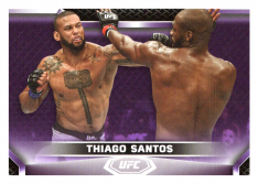 2020 Topps UFC Knockout 65 Thiago Santos - Middleweight /25